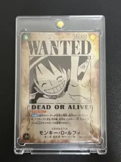ワンピース カードゲーム モンキー・D・ルフィ WANTED - メルカリ
