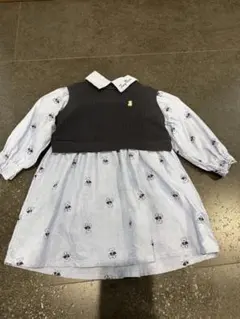 tiny bear くま　ワンピース　デニム