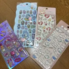 ぷくぷくシール 4枚セット