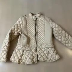 BURBERRY キルティングジャケット アイボリー