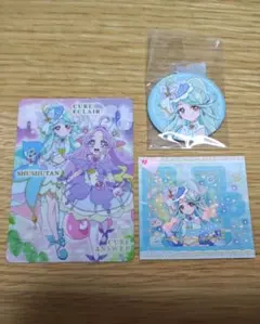 キュアエクレール クリップバッジ カード パン シール