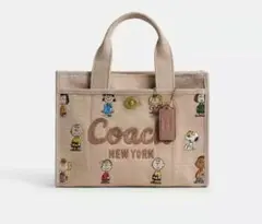 【COACH X PEANUTS】カーゴ トート バッグ