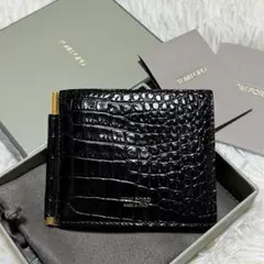 ⭐️極美品⭐️　トムフォード　マネークリップ　二つ折り財布　ブラック　レザー 2025年最新】トムフォード マネークリップの人気アイテム - メルカリ