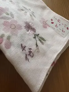 宇野千代 ガーゼハンカチ 桜柄 신품 미사용 タグ付き ブルーミング中西