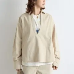新品タグ付き⭐︎MONN スキッパーデニムシャツのサムネイル