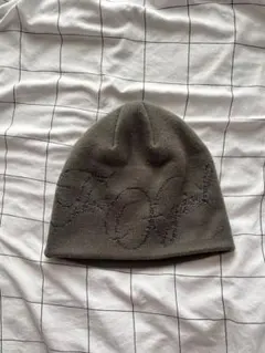 x-girl カーキ ニット帽 ワンサイズ