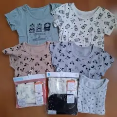 トーマス・ミッキー・星 肌着　8枚セット 95cm　半袖と長袖　【新品あり】