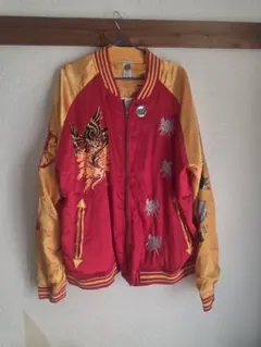 2面用 Ed Hardy 龍 日本限定 スカジャン vintage サテン L - メルカリ