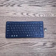 ELECOM ワイヤレスキーボード 日本語配列　TK-FDP098TBK
