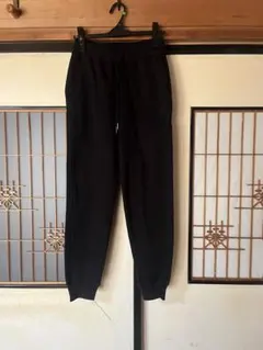 ユニクロブラックスウェットパンツ　ボア　ヒートテック　サイズS