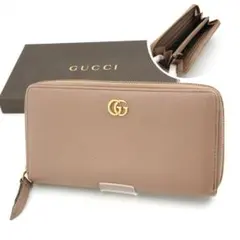 ✨Sランク✨ GUCCI 長財布 マーモント ダブルG ジップアラウンド GG 