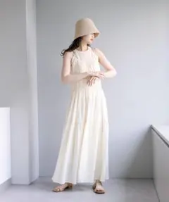 mystic シャーリングキャミワンピース