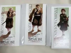 鬼滅の刃　劇場グッズ　チケット風カード　不死川実弥　悲鳴嶼行冥　竈門炭治郎