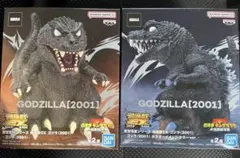 東宝怪獣シリーズ 鎮座獣 EX ゴジラ 2001 フィギュア 2種セット
