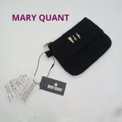 タグ付き保管品❤︎美品✨MARY QUANT ティッシュ入れ付き ポーチ★色/黒