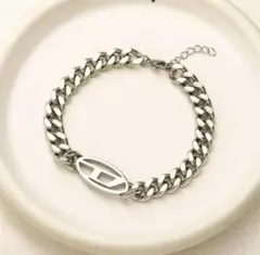 Dロゴ チェーンブレスレット