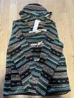 GU 幾何学模様 フード付きパーカー Lサイズ