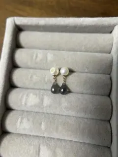【美品】MAYU パールピアス　インクルージョンピアス　両耳 美品】MAYU パールピアス インクルージョンピアス 両耳 - メルカリ