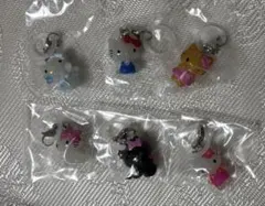 ハローキティ ガチャ　全6種セット　めじるしアクセサリー　コンプリート