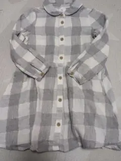 H&M チェック柄ワンピース 90