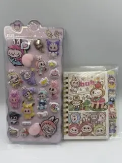 LABABU おしりシールとミニリングノート　2点セット