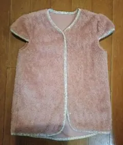 90〜100 モコモコ　ベスト　チョッキ　ピンク　西松屋