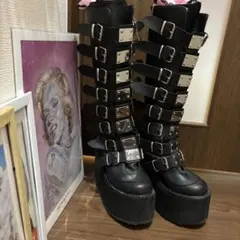 DimMoire HeartCore編み上げブーツ スウェード Мサイズ 未使用 - メルカリ