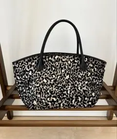外観美品】ロンシャン ル・プリアージュ 総柄トートバッグ L 肩掛可