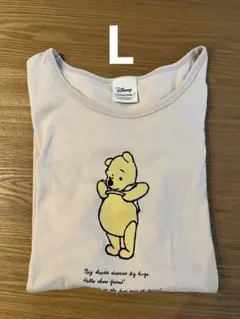 Disney くまのプーさん Tシャツ ベージュ　L