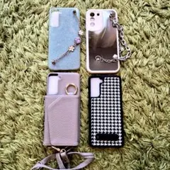 ハウンドトゥースパターン ソフトケース