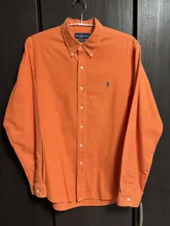 【Ralph Lauren（ラルフローレン）】シャツ　ボタンダウン　オレンジ