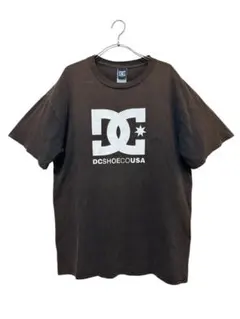オールド USA購入 新品DC SHOES Tシャツ グレー ロゴプリントM - メルカリ