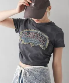 【Spray】forever フリンジちびTシャツのサムネイル