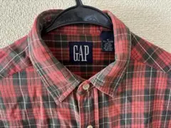 90s紺タグ 大人気！OLD GAP香港製ライトネルシャツ　好配色◎