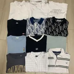 12点　メンズ　まとめ売り　トップス　シャツ類　夏服　春服　M L F