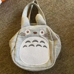 となりのトトロ ミニトートバッグ グレー