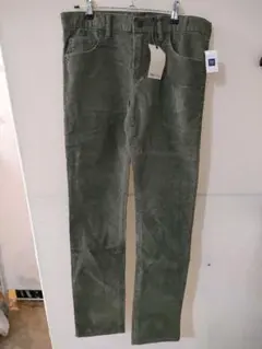 【新品タグ付】GAP kids オリーブグリーン コーデュロイ パンツ