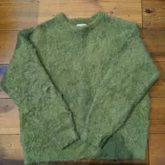 FREAK'S STORE 緑色ニットセーター