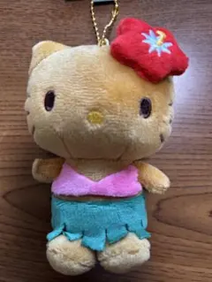 ⭐️ハローキティ(日焼けシリーズ)ボールチェーンマスコット ハイビスカス⭐️