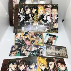 【大量】 鬼滅の刃 集合絵等 カード 紙類 まとめ売り