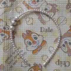 キッズ　ホワイトパールカチューシャ