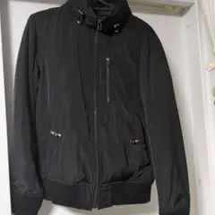 BEAMS HEART ブラックナイロンジャケット Sサイズ