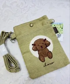 新品　スマホショルダーバッグ 帆布