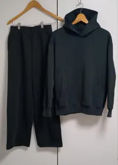 25FW UNIQLO:C SweatSetup M-S DarkGreen