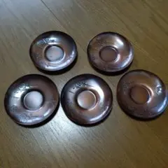 純銅製　茶托5枚セット