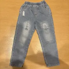 ダメージデニムパンツ 120㎝