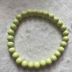 天然石♪レモン クリソプレーズブレスレット　パワーストーン