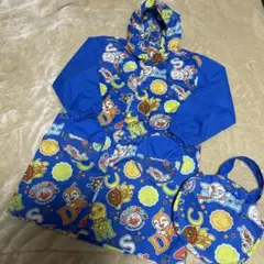 美品☆アンパンマン キッズ レインコート 100cm 収納袋付きバンダイ　男児のサムネイル