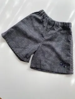 hakka kids☆ドット柄キュロット　グレー☆110 ハッカ キッズ