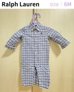 Ralph Lauren チェック柄ロンパース 6M